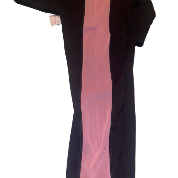 Pop fit clothing, black leggings with pink side stripe 3x-large. NWT - Picture 5 of 9